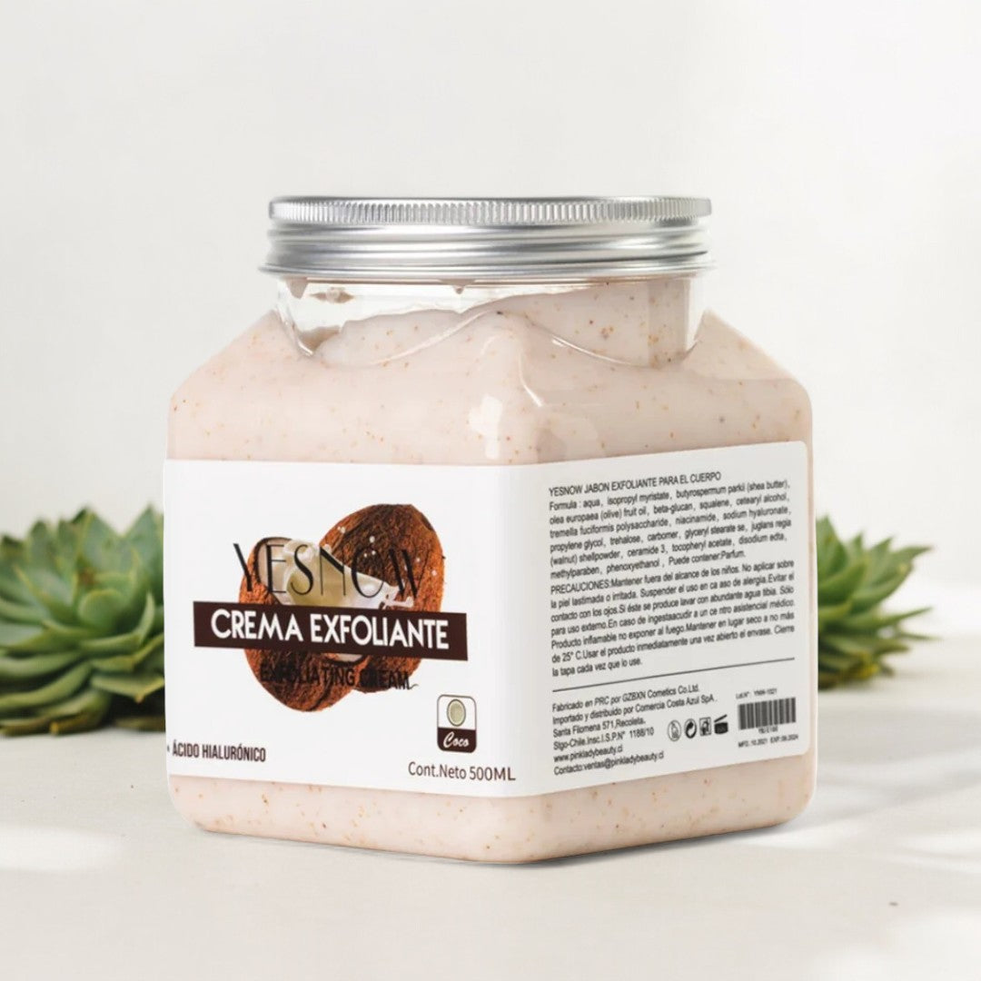 Exfoliante corporal de coco