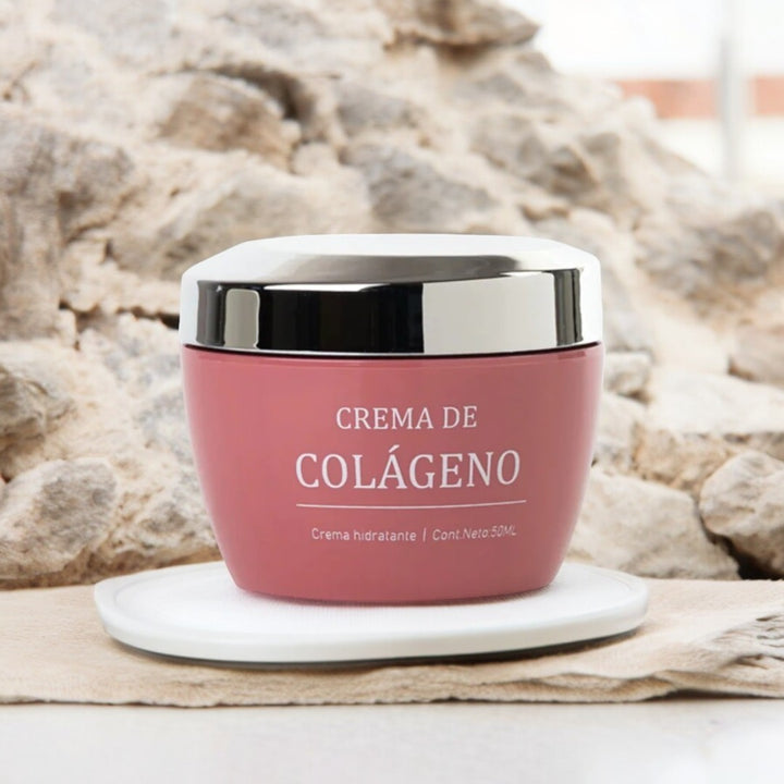 Crema facial de colágeno