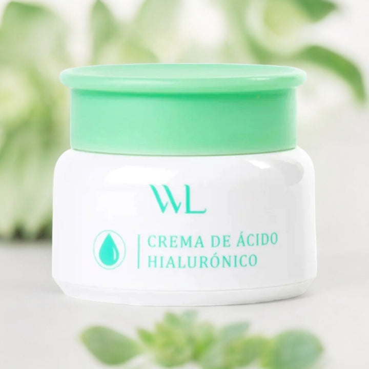 Crema facial de ácido hialurónico