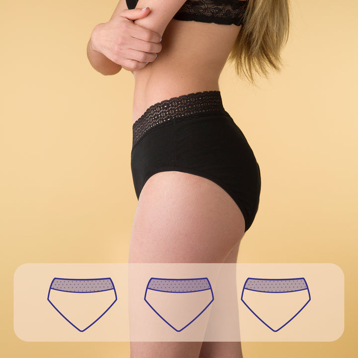 Calzón Alto Menstrual - Triple Pack